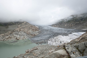 Gletscher mit Gletschersee