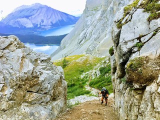 Hiking in the incredible Northover Ridge in Kananaskis Alberta