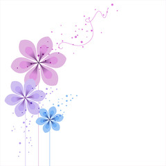 vector background with Flower