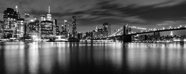 Foto auf Leinwand New York Schwarz-Weiß © royer