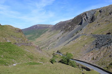 Pass through Lake District Mountains