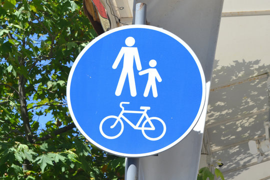 Traffic Sign Pedestrian Zone