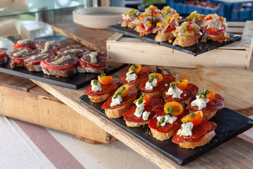 Spanish tapas of the Basque country