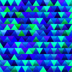 abstract vector stained-glass triangle mosaic background