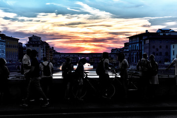 Fototapeta premium Colors summer from Florence / Florence My city My love
