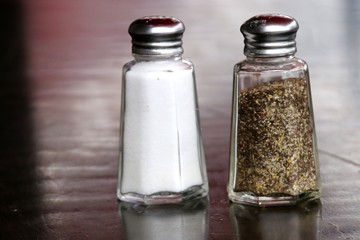 Salt and pepper.