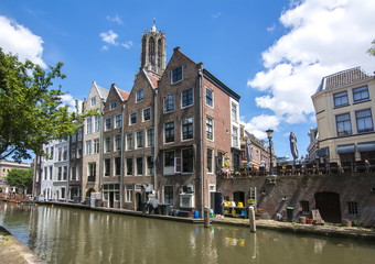 Utrecht two-level canals, Netherlands