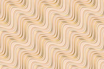 Abstract beige waves geometric seamless pattern