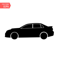 Super car design concept. Unique modern realistic art. Generic luxury automobile. Car presentation side view