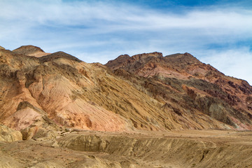 The Colorful Hills in Artists Palette Area, Death Valley