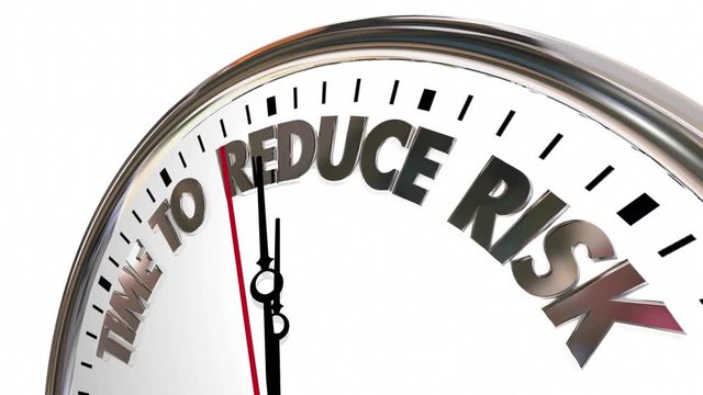 Time to Reduce Risk Liability Mitigation Clock 3d Animation