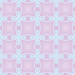 Retro geometric pattern in repeat. Fabric print. Seamless background, mosaic ornament, vintage style.