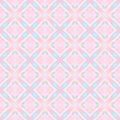 Retro geometric pattern in repeat. Fabric print. Seamless background, mosaic ornament, vintage style.