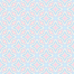 Retro geometric pattern in repeat. Fabric print. Seamless background, mosaic ornament, vintage style.