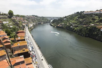 Photo sur Plexiglas Panorama of the Douro estuary and the city of Porto
