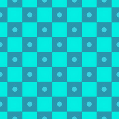 Retro geometric pattern in repeat. Fabric print. Seamless background, mosaic ornament, vintage style.