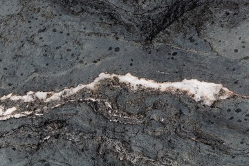 Green schists with faults, Paleozoic age from the Alps