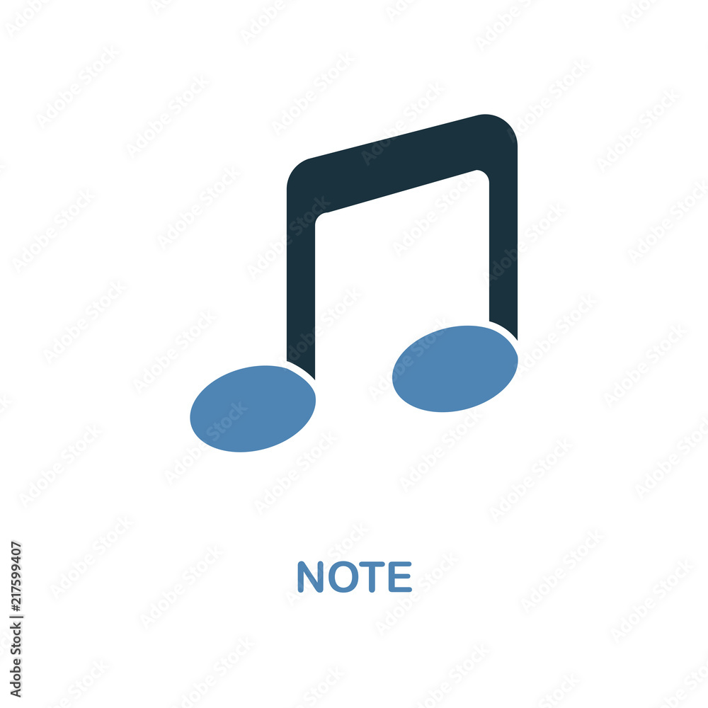 Poster note icon. simple element illustration. note pixel perfect icon design from education collection. us