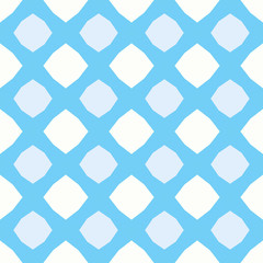 Retro geometric pattern in repeat. Fabric print. Seamless background, mosaic ornament, vintage style.