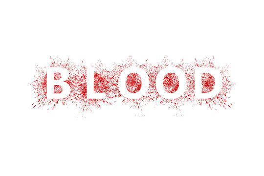 Blood Splash Logo Template Design Vector, Emblem, Design Concept, Creative Symbol, Icon