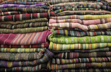 Colorful textile.