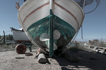 Kaputtes Schiffs bug