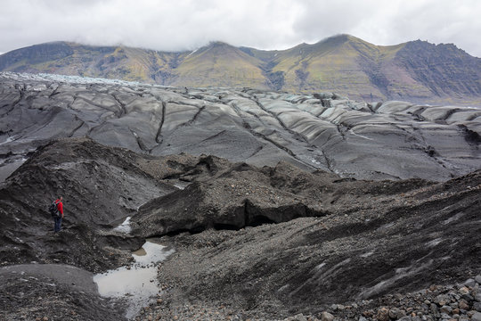Der Vatnajökull Gletscher in Island