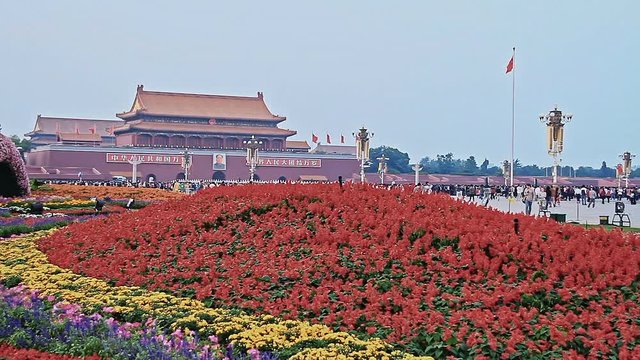 buildings around tiananmen square in beijing