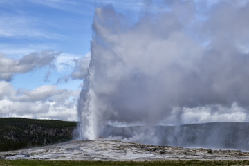 Old Faithful Yellowstone National Park Wyoming