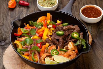 Beef Fajitas In Cast Iron Skillet