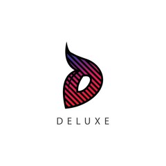 Deluxe Logo Vector Template Design Illustration