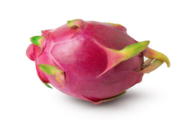 Dragon fruit isolated on white background. with clipping path