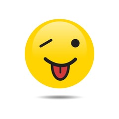 Fototapeta premium Smile Vector Template Design Illustration