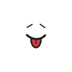 Smile Vector Template Design Illustration