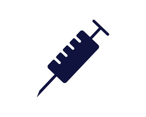 injection icon design round illustration,glyph style design, designed for web and app