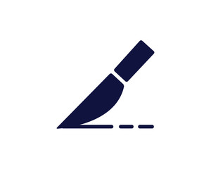 surgery icon design round illustration,glyph style design, designed for web and app