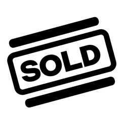 sold black stamp