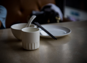 Layout in the Cantonese restaurant