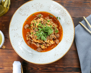 asian meal on the table