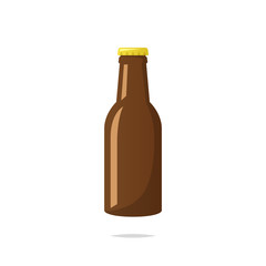 Beer bottle vector