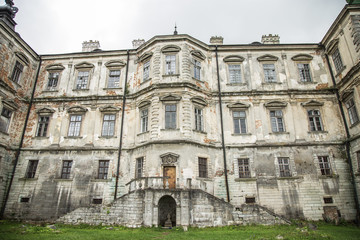 Old dilapidated castle, Ukraine