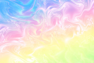 Abstract colorful marble texture. Fantasy fractal background. Digital art. 3D rendering. © Klavdiya Krinichnaya