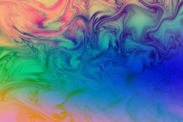 Fototapeta na wymiar Abstract colorful wavy texture. Fantasy fractal background. Digital art. 3D rendering.