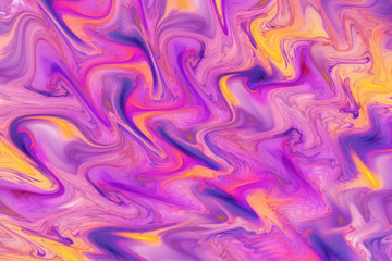 Fototapeta premium Abstract colorful wavy texture. Fantasy fractal background. Digital art. 3D rendering.