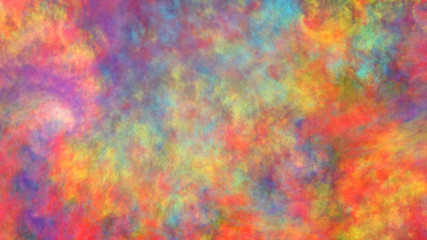 Abstract colorful painted texture. Fractal background. Fantasy digital art. 3D rendering.