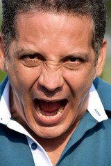 Fototapeta premium Person And Anger