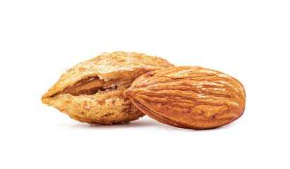 roasted almond seed high protein healthy natural food