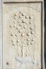 Ottoman marble carving art detail