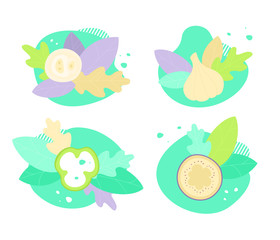 Autumn design elements