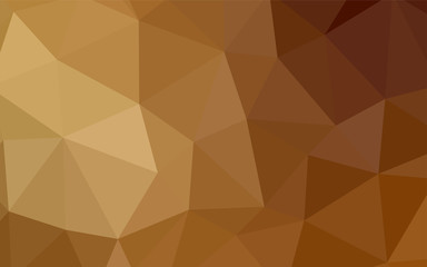 Light BLUE vector triangle mosaic template.